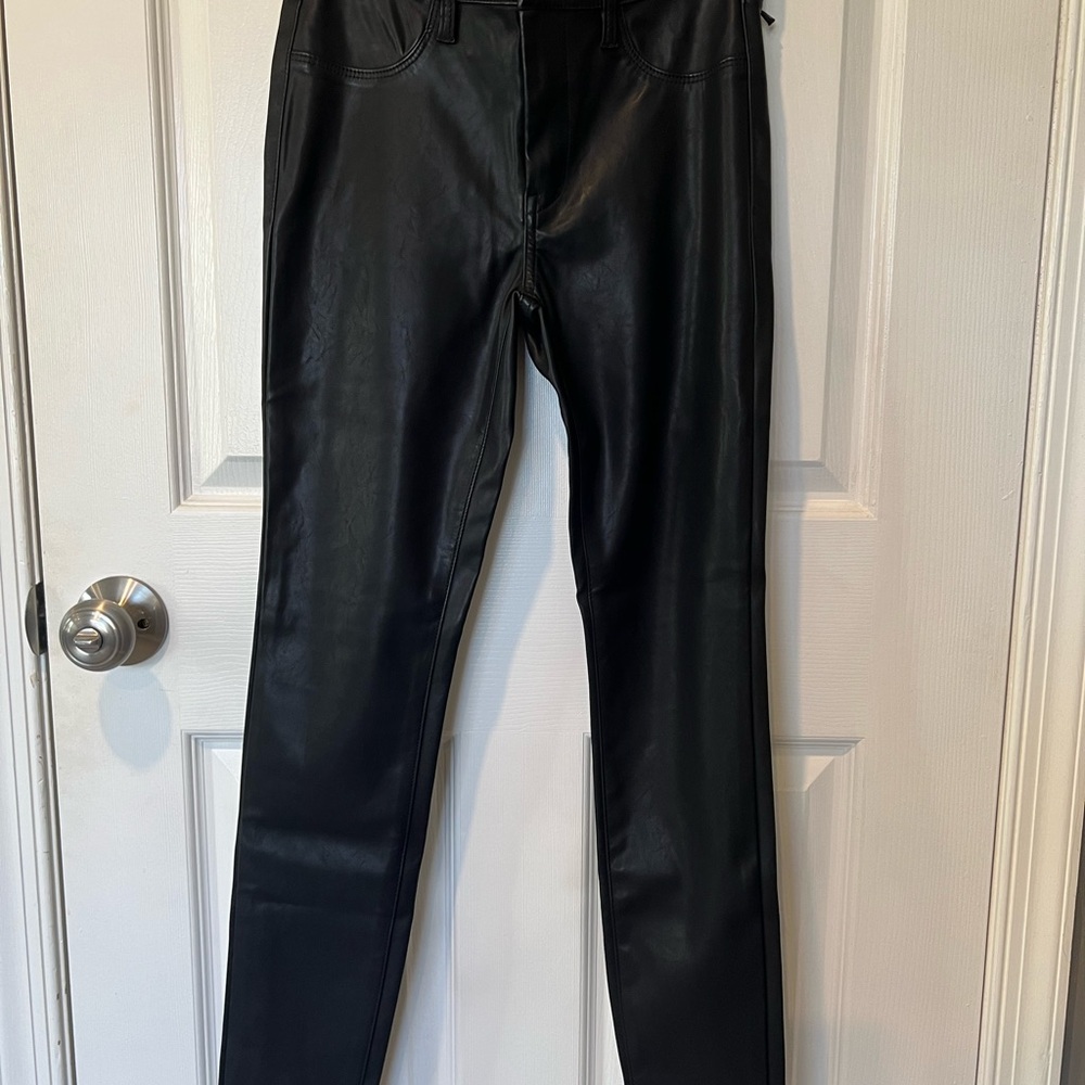 BlankNYC Black Faux Leather Pants